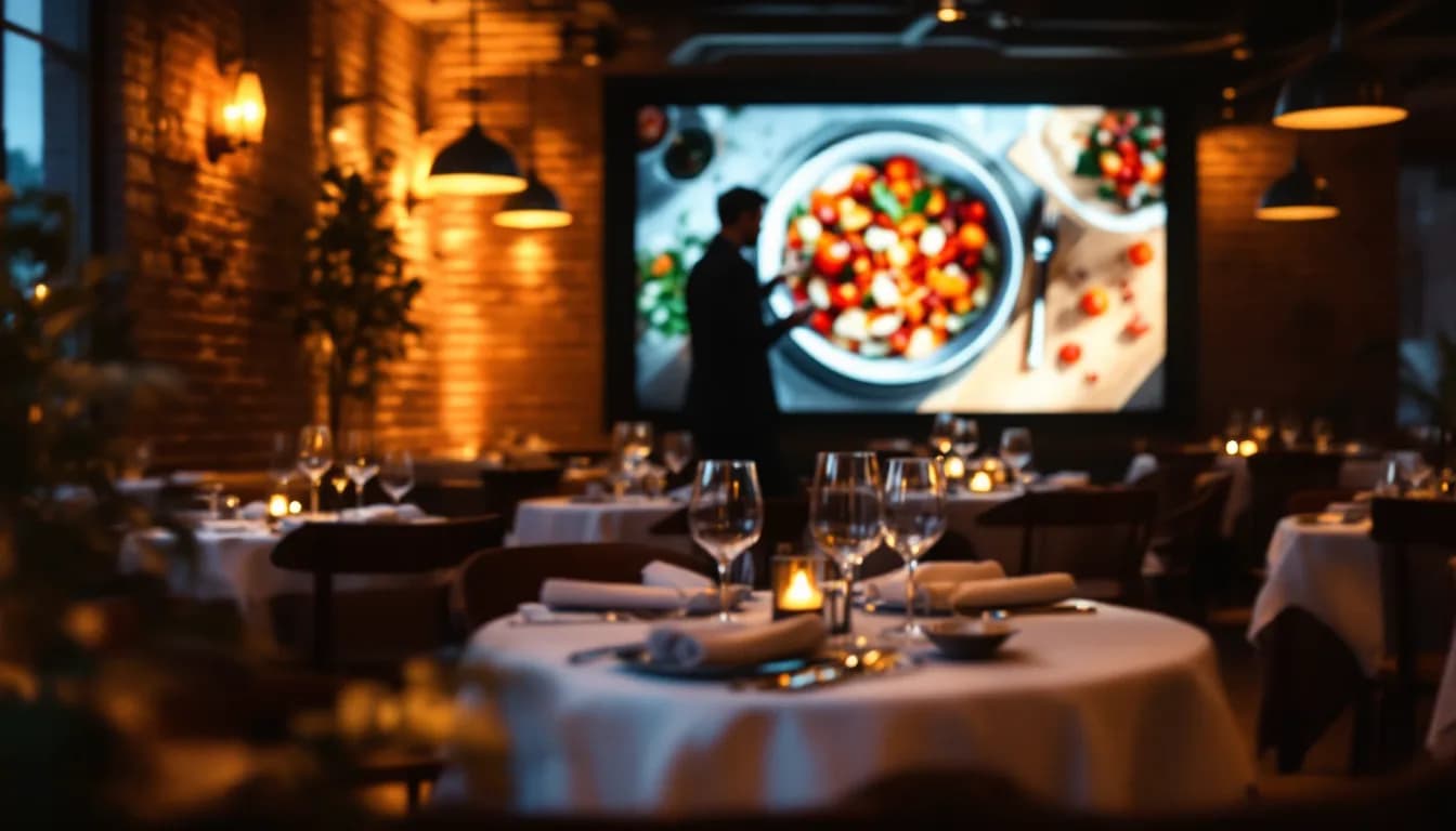 Was Sie auf Restaurant-TV-Bildschirmen zeigen sollten (über die Speisekarte hinaus)